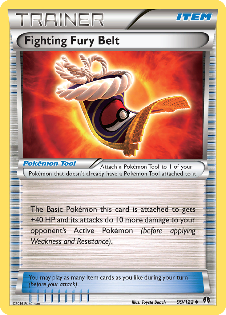 Fighting Fury Belt (99/122) [XY: BREAKpoint] | Rock City Comics