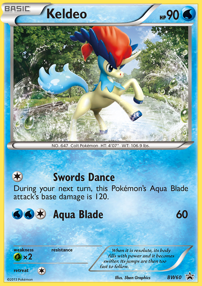 Keldeo (BW60) [Black & White: Black Star Promos] | Rock City Comics