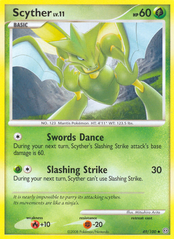 Scyther (49/100) [Diamond & Pearl: Stormfront] | Rock City Comics