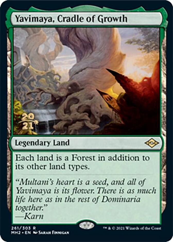 Yavimaya, Cradle of Growth [Modern Horizons 2 Prerelease Promos] | Rock City Comics