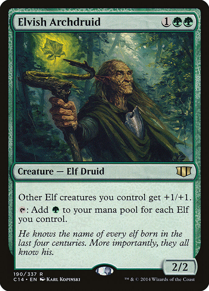 Elvish Archdruid [Commander 2014] | Rock City Comics