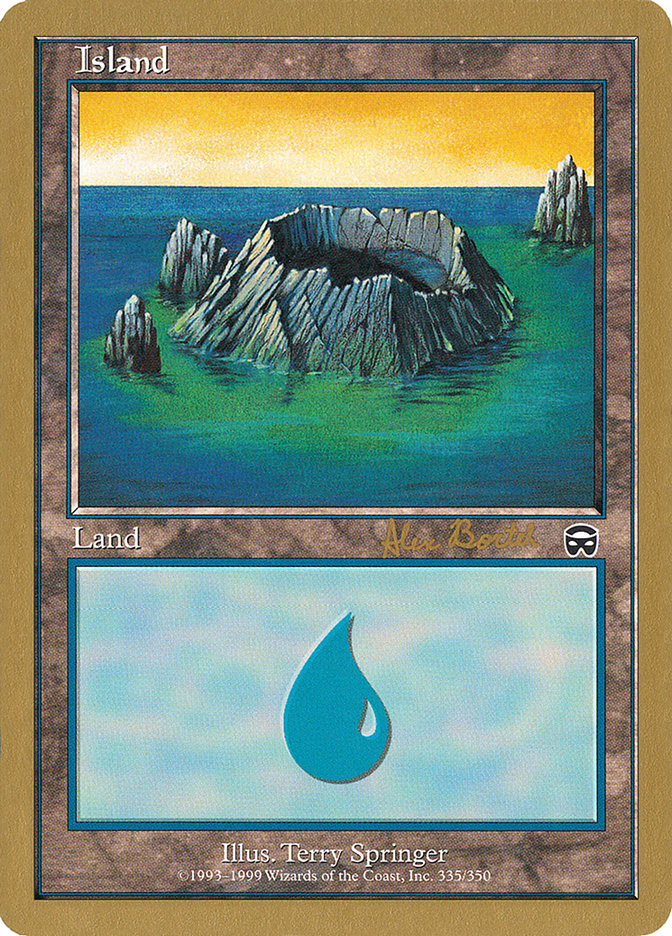 Island (ab335) (Alex Borteh) [World Championship Decks 2001] | Rock City Comics