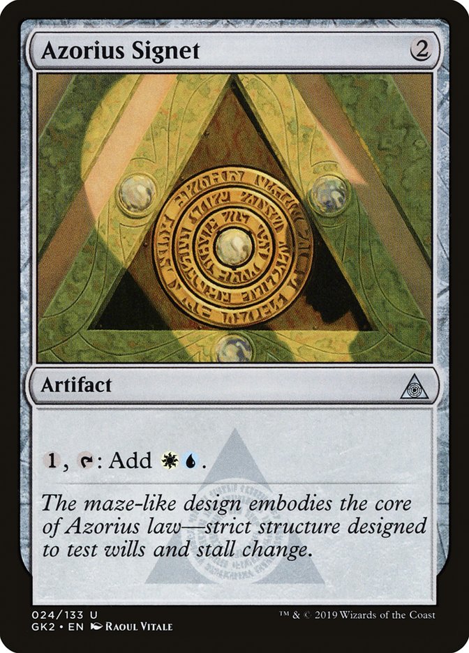 Azorius Signet [Ravnica Allegiance Guild Kit] | Rock City Comics