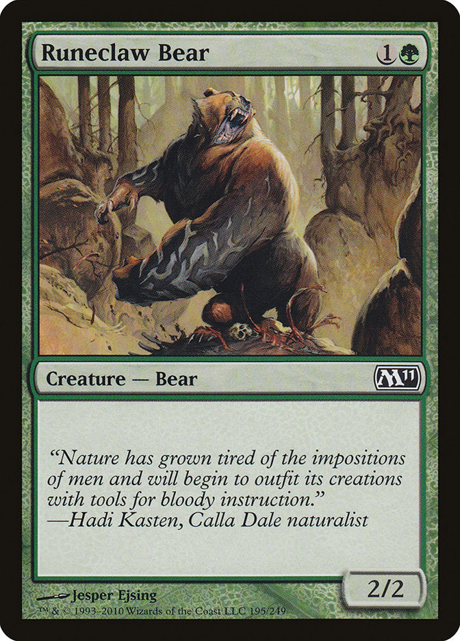 Runeclaw Bear [Magic 2011] | Rock City Comics