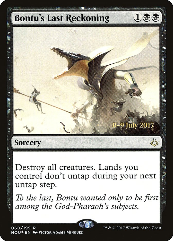 Bontu's Last Reckoning  [Hour of Devastation Prerelease Promos] | Rock City Comics