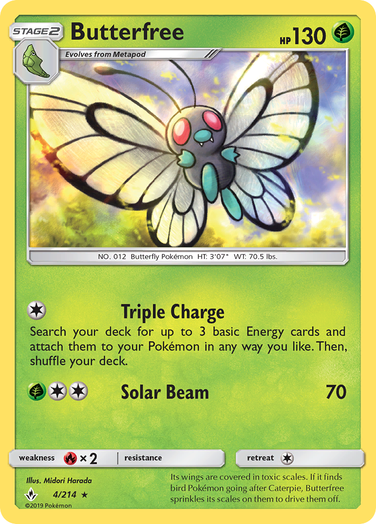 Butterfree (4/214) [Sun & Moon: Unbroken Bonds] | Rock City Comics