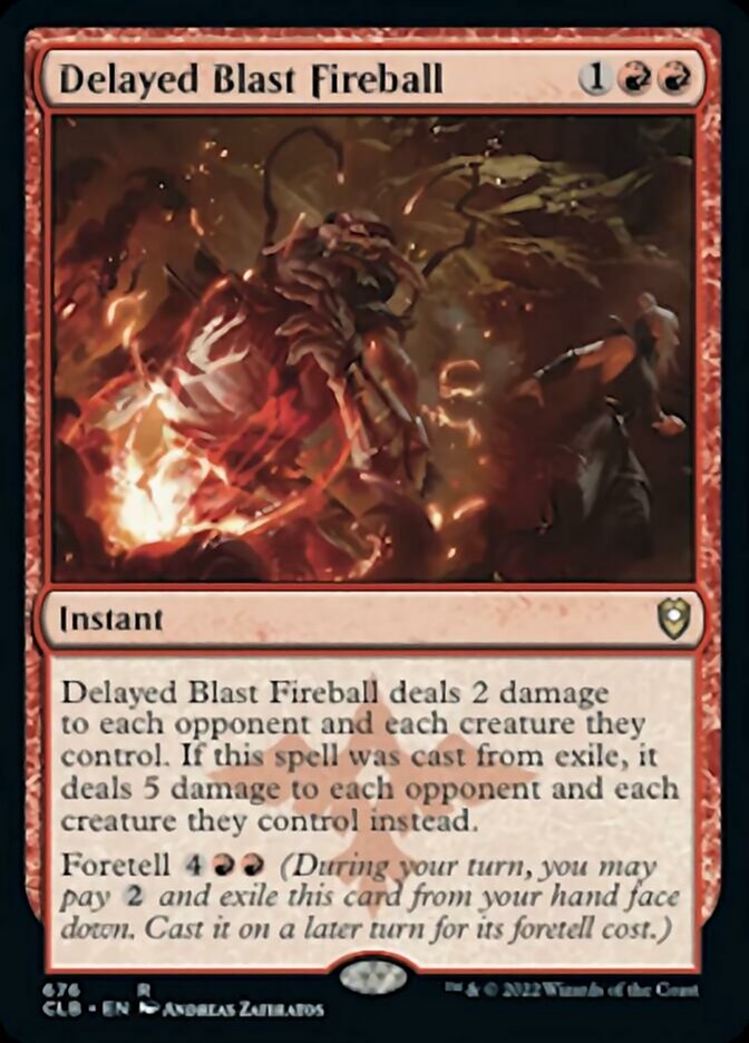 Delayed Blast Fireball [Commander Legends: Battle for Baldur's Gate] | Rock City Comics