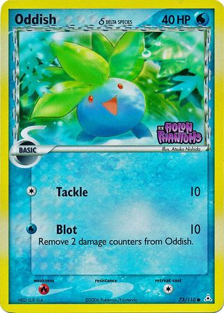 Oddish (73/110) (Delta Species) (Stamped) [EX: Holon Phantoms] | Rock City Comics