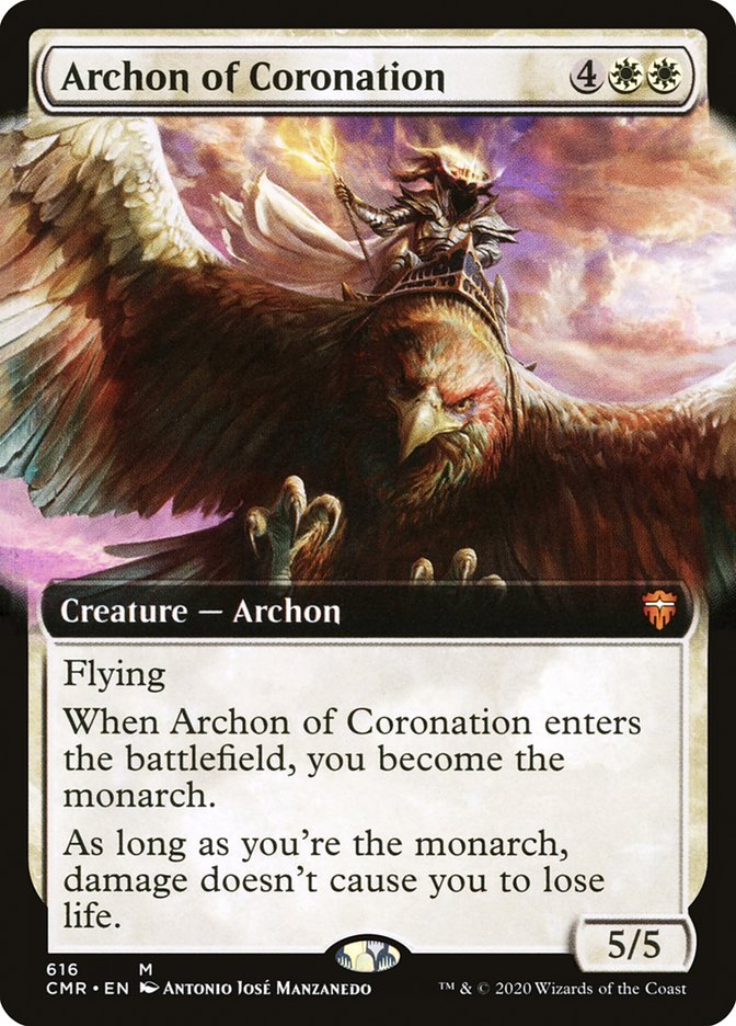 Archon of Coronation (Extended) [Commander Legends] | Rock City Comics