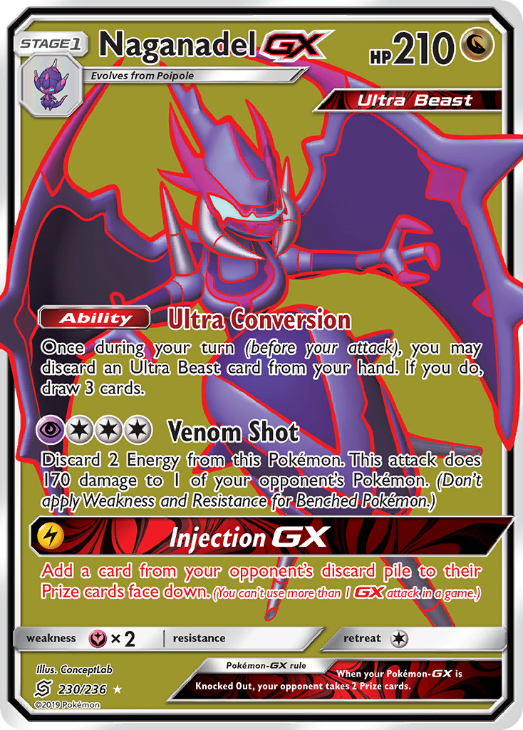 Naganadel GX (230/236) [Sun & Moon: Unified Minds] | Rock City Comics