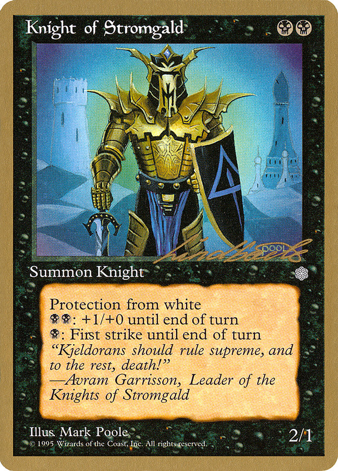 Knight of Stromgald (Leon Lindback) [Pro Tour Collector Set] | Rock City Comics