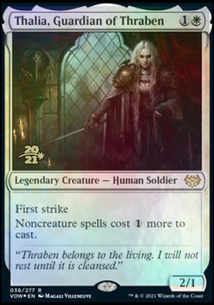 Thalia, Guardian of Thraben [Innistrad: Crimson Vow Prerelease Promos] | Rock City Comics