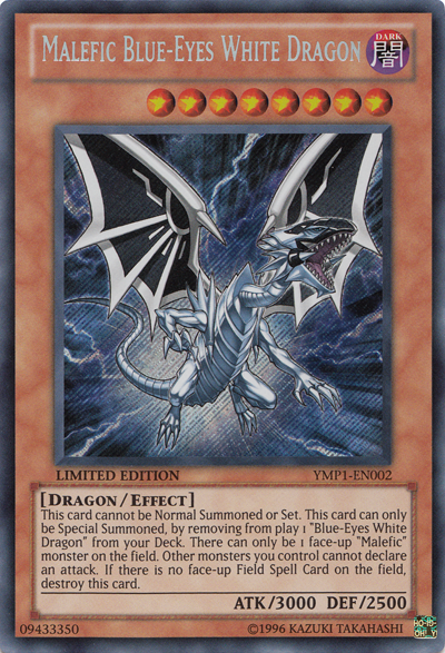 Malefic Blue-Eyes White Dragon [YMP1-EN002] Secret Rare | Rock City Comics