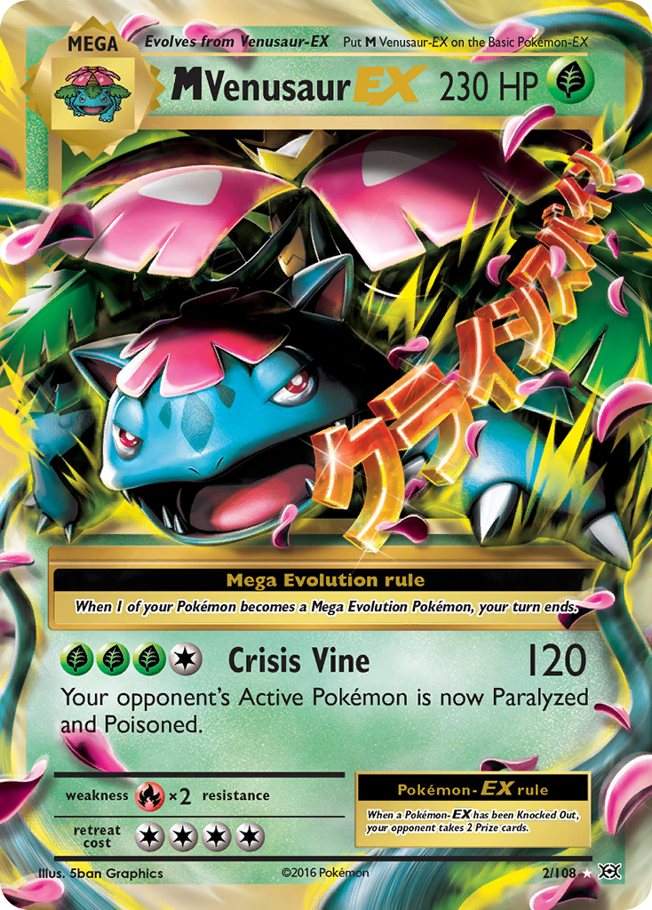 M Venusaur EX (2/108) [XY: Evolutions] | Rock City Comics