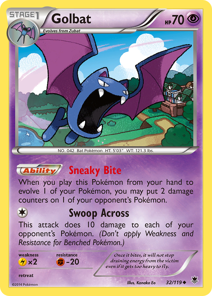 Golbat (32/119) [XY: Phantom Forces] | Rock City Comics