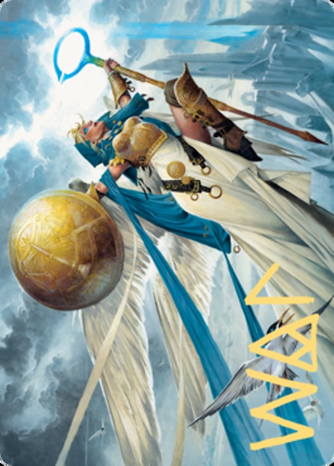 Linvala, Shield of Sea Gate Art Card (Gold-Stamped Signature) [Zendikar Rising Art Series] | Rock City Comics