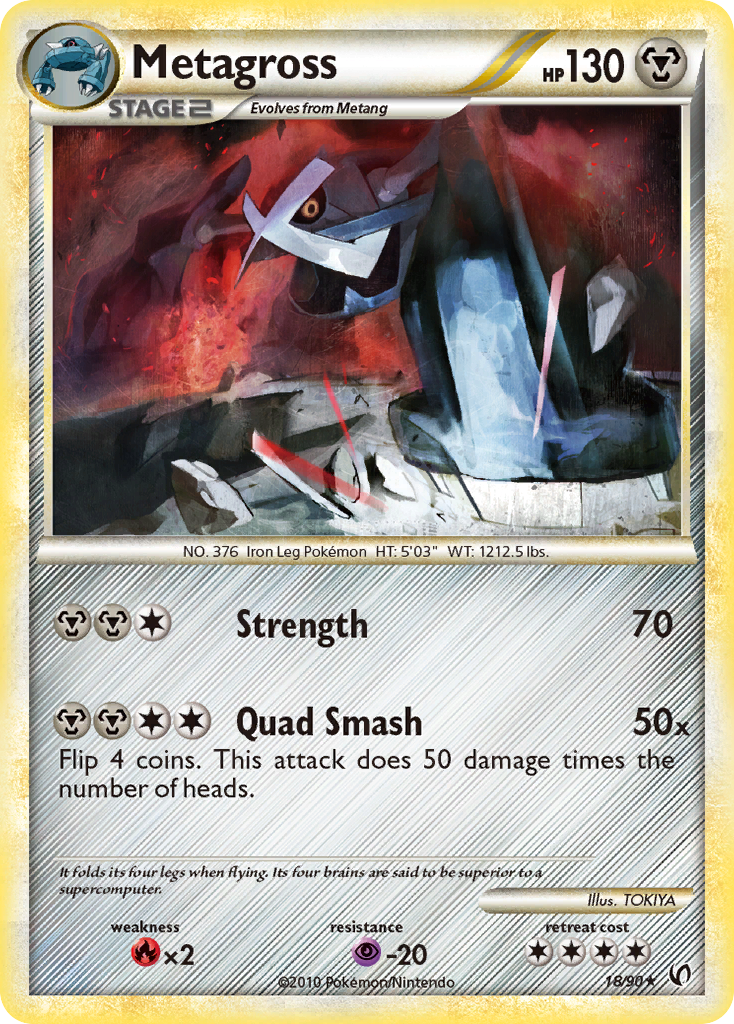 Metagross (18/90) [HeartGold & SoulSilver: Undaunted] | Rock City Comics