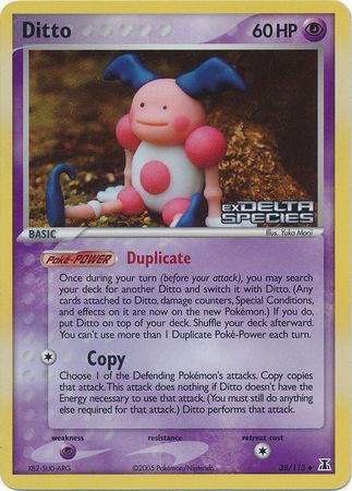 Ditto (38/113) (Stamped) [EX: Delta Species] | Rock City Comics