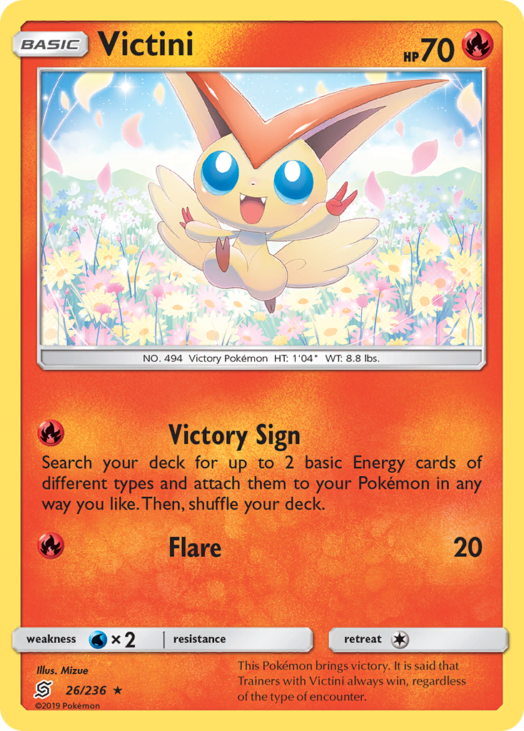 Victini (26/236) [Sun & Moon: Unified Minds] | Rock City Comics