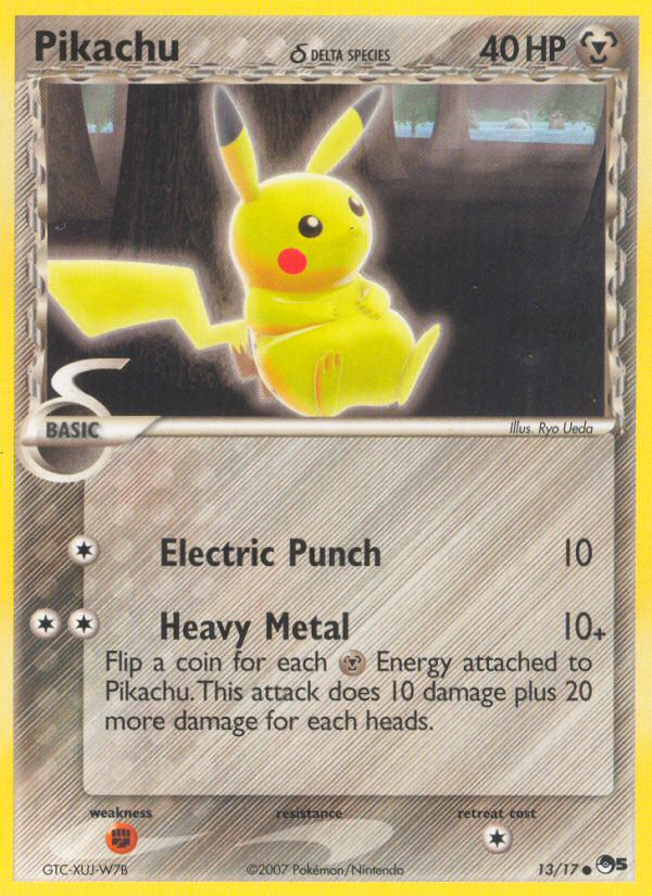 Pikachu (13/17) (Delta Species) [POP Series 5] | Rock City Comics