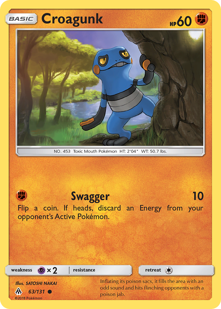 Croagunk (63/131) [Sun & Moon: Forbidden Light] | Rock City Comics