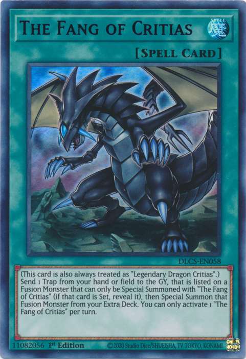 The Fang of Critias (Purple) [DLCS-EN058] Ultra Rare | Rock City Comics