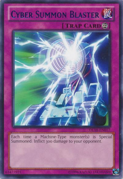 Cyber Summon Blaster (Purple) [DL18-EN017] Rare | Rock City Comics