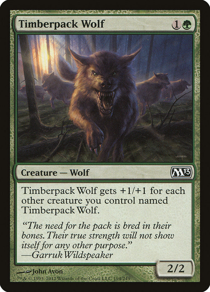 Timberpack Wolf [Magic 2013] | Rock City Comics