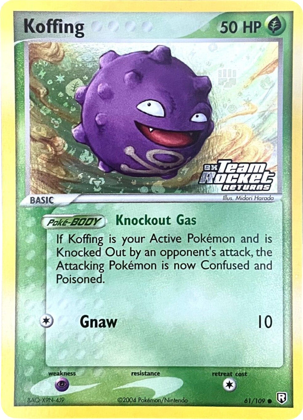 Koffing (61/109) (Stamped) [EX: Team Rocket Returns] | Rock City Comics