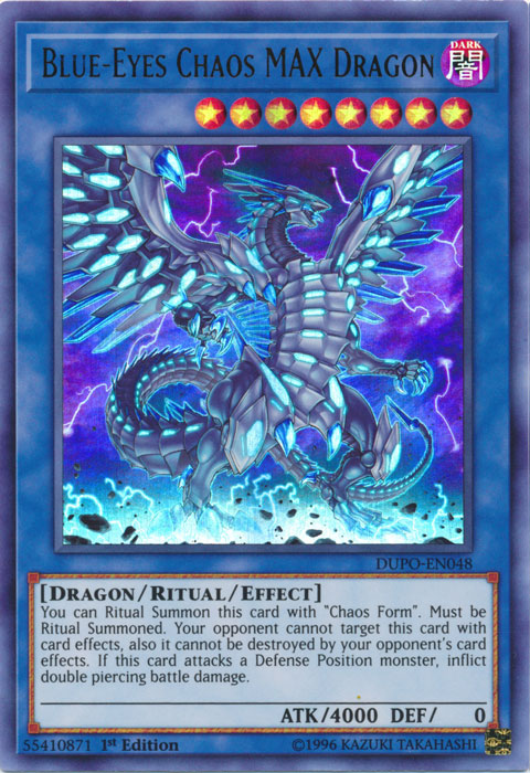 Blue-Eyes Chaos MAX Dragon [DUPO-EN048] Ultra Rare | Rock City Comics