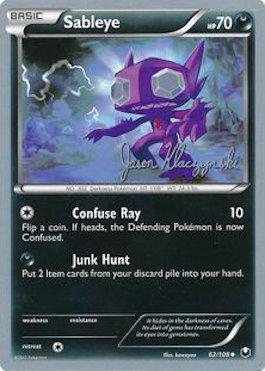 Sableye (62/108) (Darkrai Deck - Jason Klaczynski) [World Championships 2013] | Rock City Comics