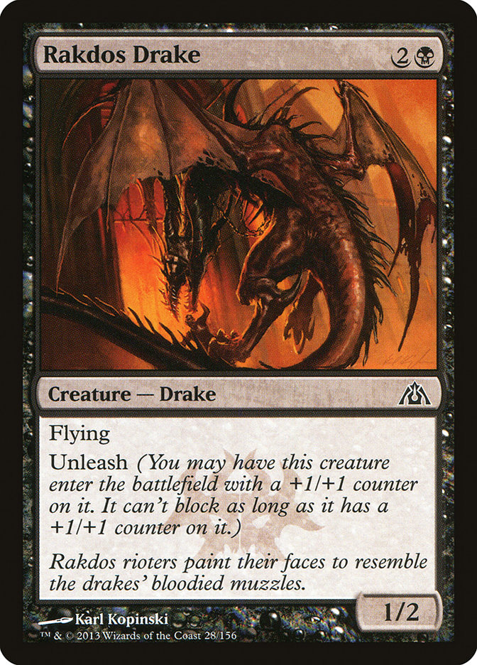 Rakdos Drake [Dragon's Maze] | Rock City Comics