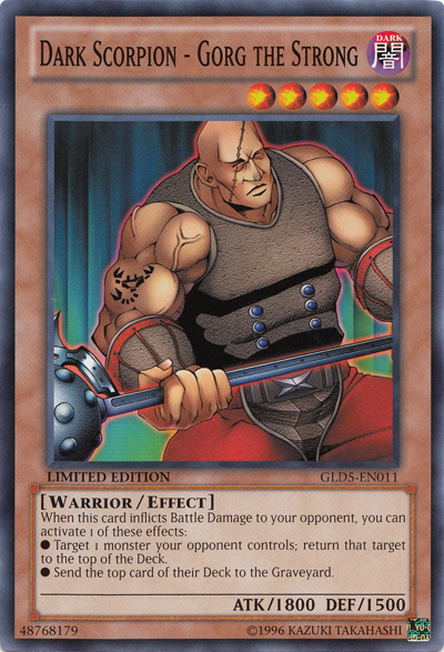 Dark Scorpion - Gorg the Strong [GLD5-EN011] Common | Rock City Comics
