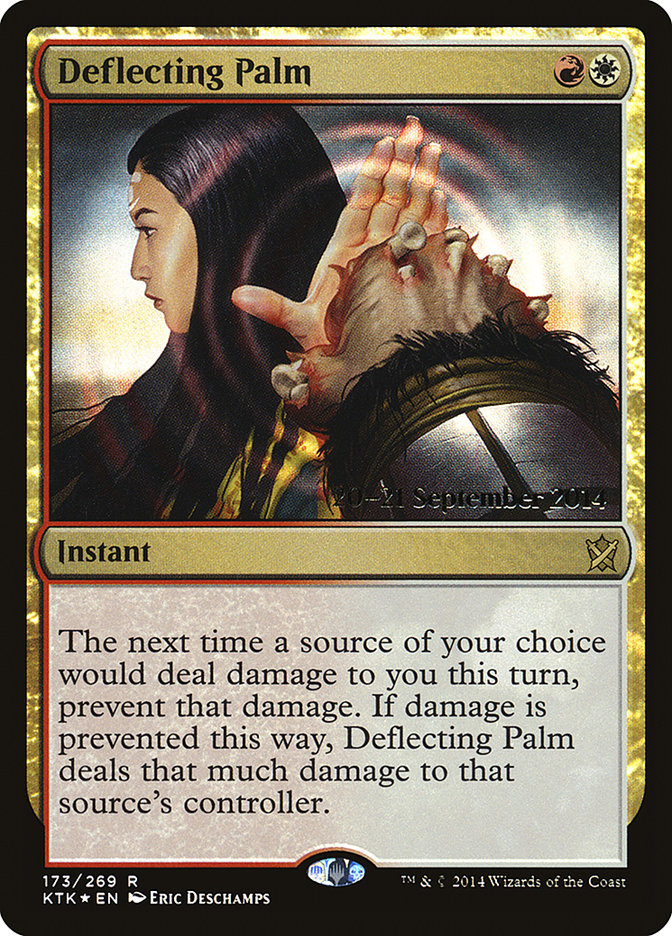 Deflecting Palm  [Khans of Tarkir Prerelease Promos] | Rock City Comics