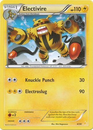 Electivire (4/30) [XY: Trainer Kit 3 - Pikachu Libre] | Rock City Comics