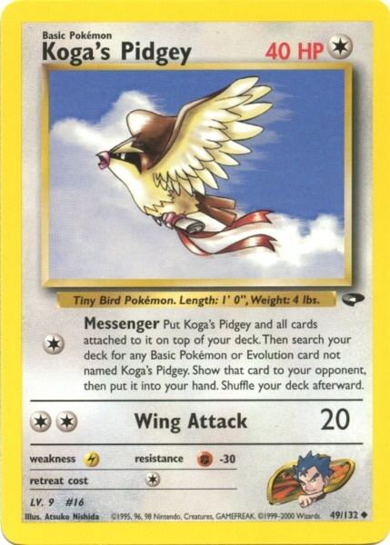 Koga's Pidgey (49/132) [Gym Challenge Unlimited] | Rock City Comics