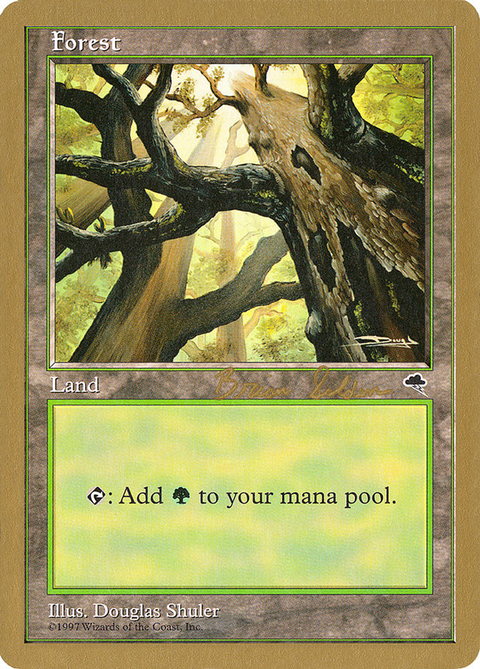 Forest (bs347) (Brian Selden) [World Championship Decks 1998] | Rock City Comics