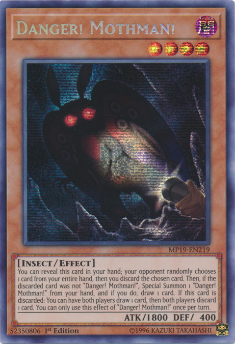 Danger! Mothman! [MP19-EN219] Prismatic Secret Rare | Rock City Comics