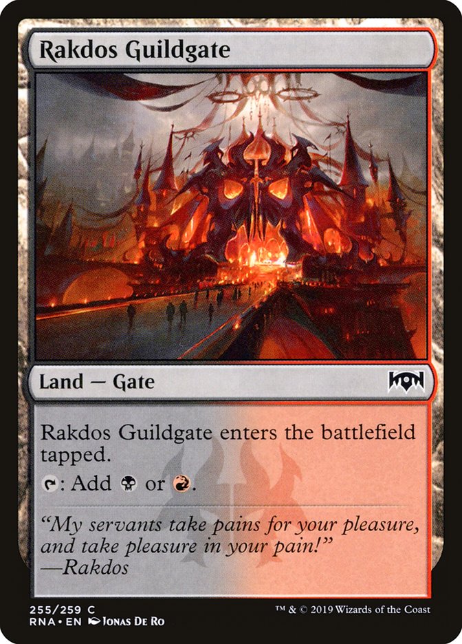 Rakdos Guildgate (255/259) [Ravnica Allegiance] | Rock City Comics