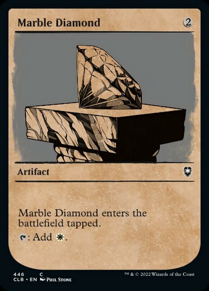 Marble Diamond (Showcase) [Commander Legends: Battle for Baldur's Gate] | Rock City Comics
