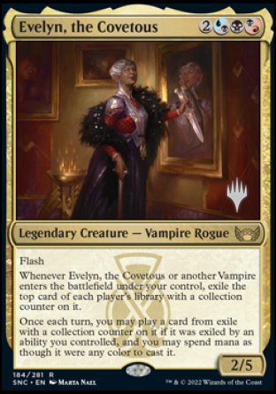 Evelyn, the Covetous (Promo Pack) [Streets of New Capenna Promos] | Rock City Comics