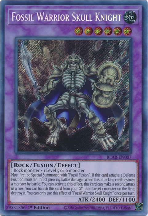 Fossil Warrior Skull Knight [BLAR-EN007] Secret Rare | Rock City Comics