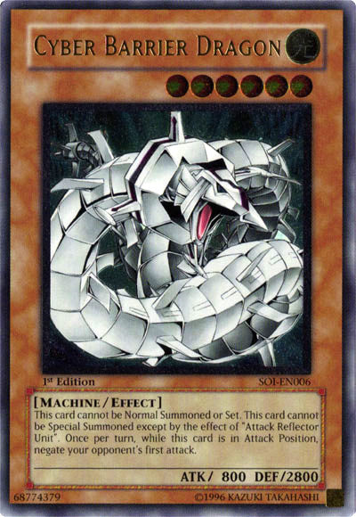 Cyber Barrier Dragon (UTR) [SOI-EN006] Ultimate Rare | Rock City Comics