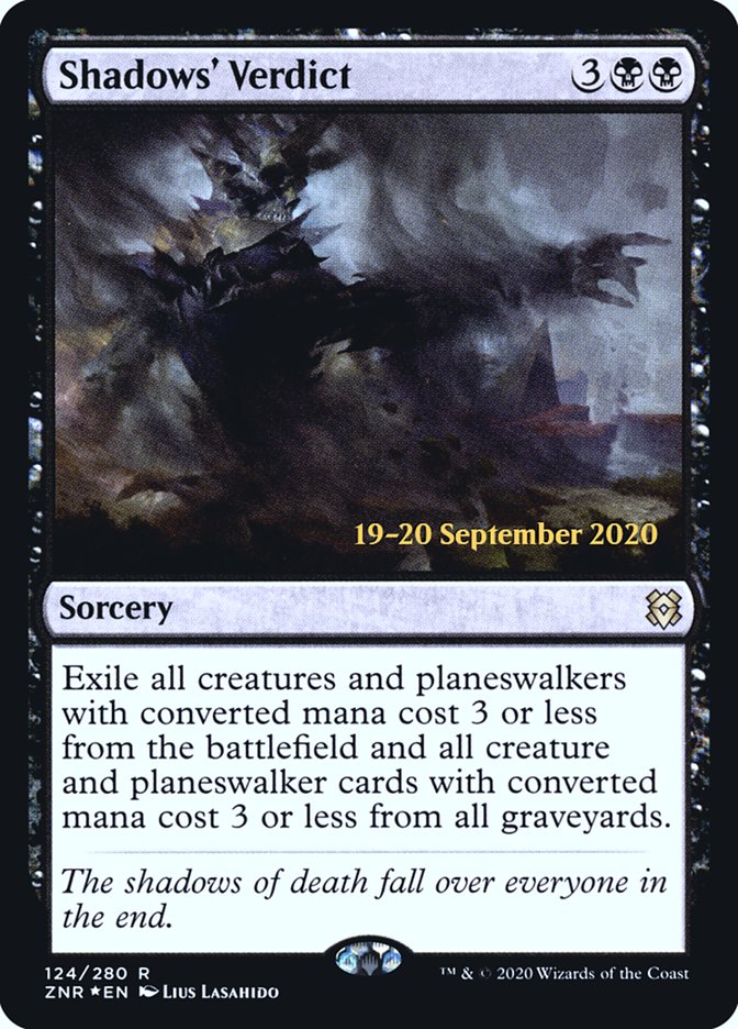 Shadows' Verdict [Zendikar Rising Prerelease Promos] | Rock City Comics