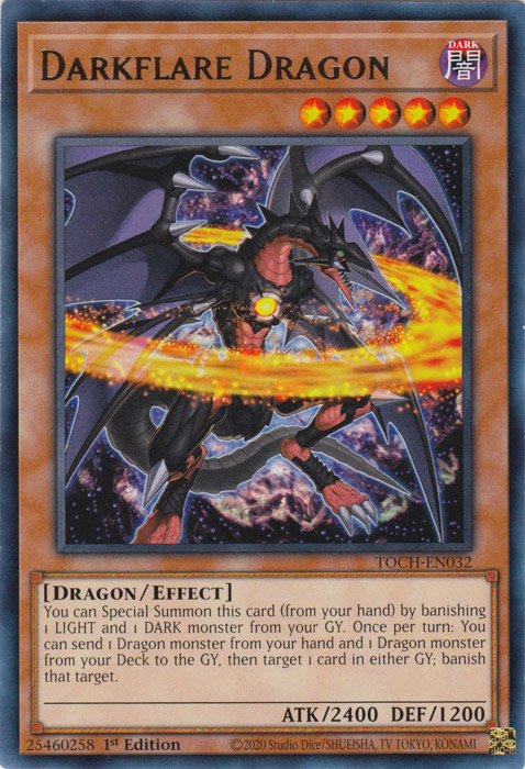 Darkflare Dragon [TOCH-EN032] Rare | Rock City Comics