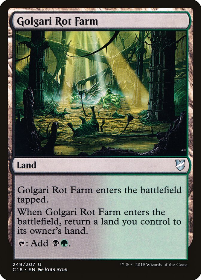 Golgari Rot Farm [Commander 2018] | Rock City Comics