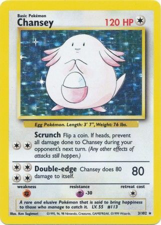 Chansey (3/102) [Base Set Unlimited] | Rock City Comics