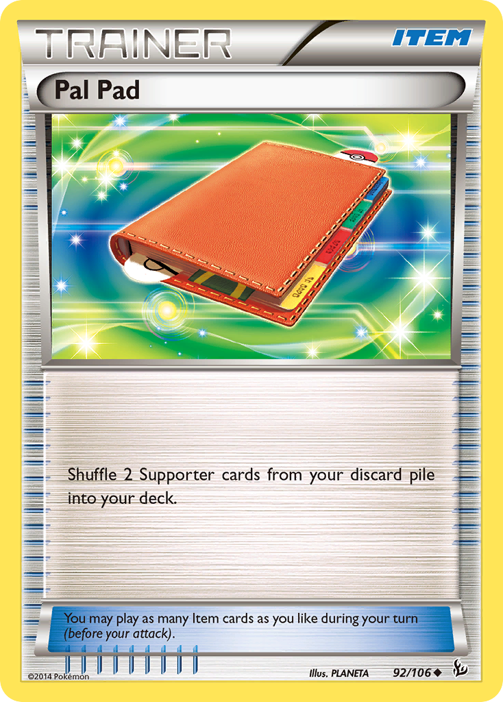 Pal Pad (92/106) [XY: Flashfire] | Rock City Comics