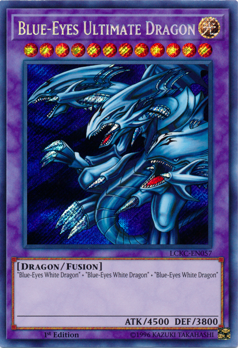 Blue-Eyes Ultimate Dragon [LCKC-EN057] Secret Rare | Rock City Comics