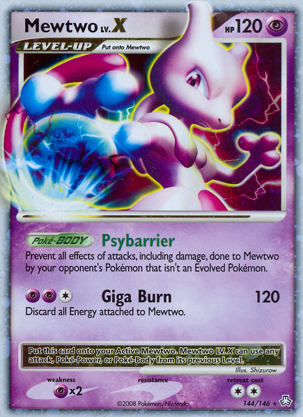 Mewtwo LV.X (144/146) [Diamond & Pearl: Legends Awakened] | Rock City Comics